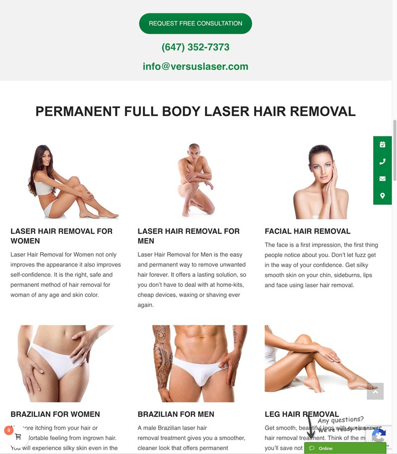 portfolio-versuslaser hair removal
